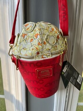 Loungefly Red Popcorn Crossbody Bag